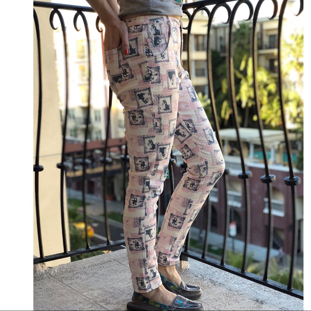 Fun Print Jeans by Elf Sack NWOT